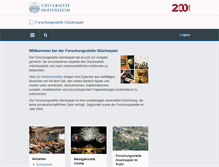 Tablet Screenshot of gluecksspiel.uni-hohenheim.de