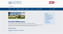 Desktop Screenshot of privatrecht.uni-hohenheim.de