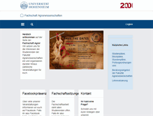 Tablet Screenshot of fsagrar.uni-hohenheim.de