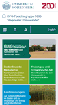 Mobile Screenshot of klimawandel.uni-hohenheim.de
