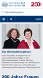 Mobile Screenshot of gleichstellung.uni-hohenheim.de