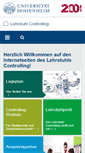 Mobile Screenshot of controlling.uni-hohenheim.de