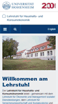 Mobile Screenshot of hcecon.uni-hohenheim.de