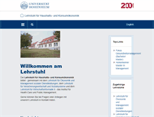 Tablet Screenshot of hcecon.uni-hohenheim.de
