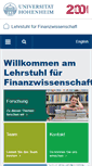 Mobile Screenshot of fiwi.uni-hohenheim.de