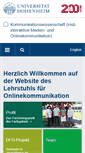 Mobile Screenshot of online.uni-hohenheim.de