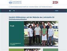 Tablet Screenshot of online.uni-hohenheim.de
