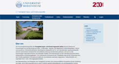 Desktop Screenshot of apo.uni-hohenheim.de