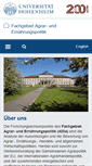 Mobile Screenshot of apo.uni-hohenheim.de